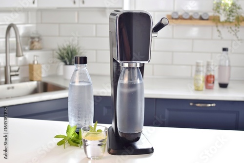 Photography A device for making carbonated water.