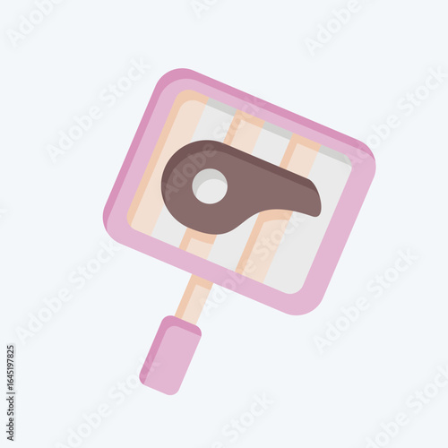 Icon Grill Gate. related to BBQ symbol. flat style. design editable