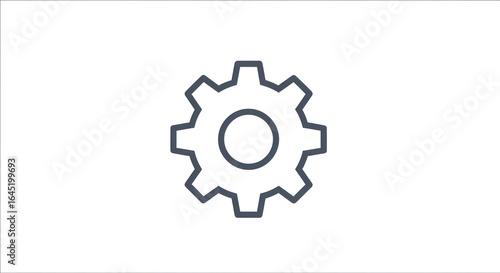 Gear icon graphic design
