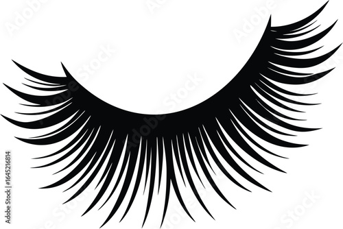 wispy eyelash on the white background.eps