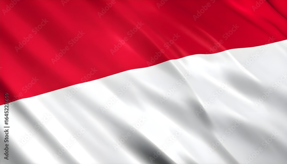 Naklejka premium Indonesian flag