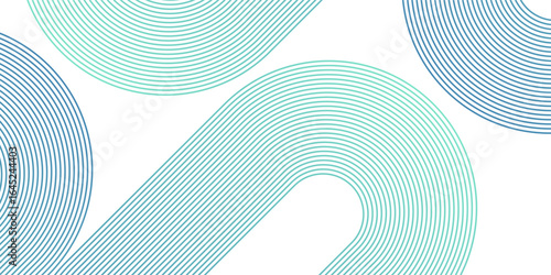 minimalist abstract image featuring three overlapping navy blue concentric circles on a dark blue background.