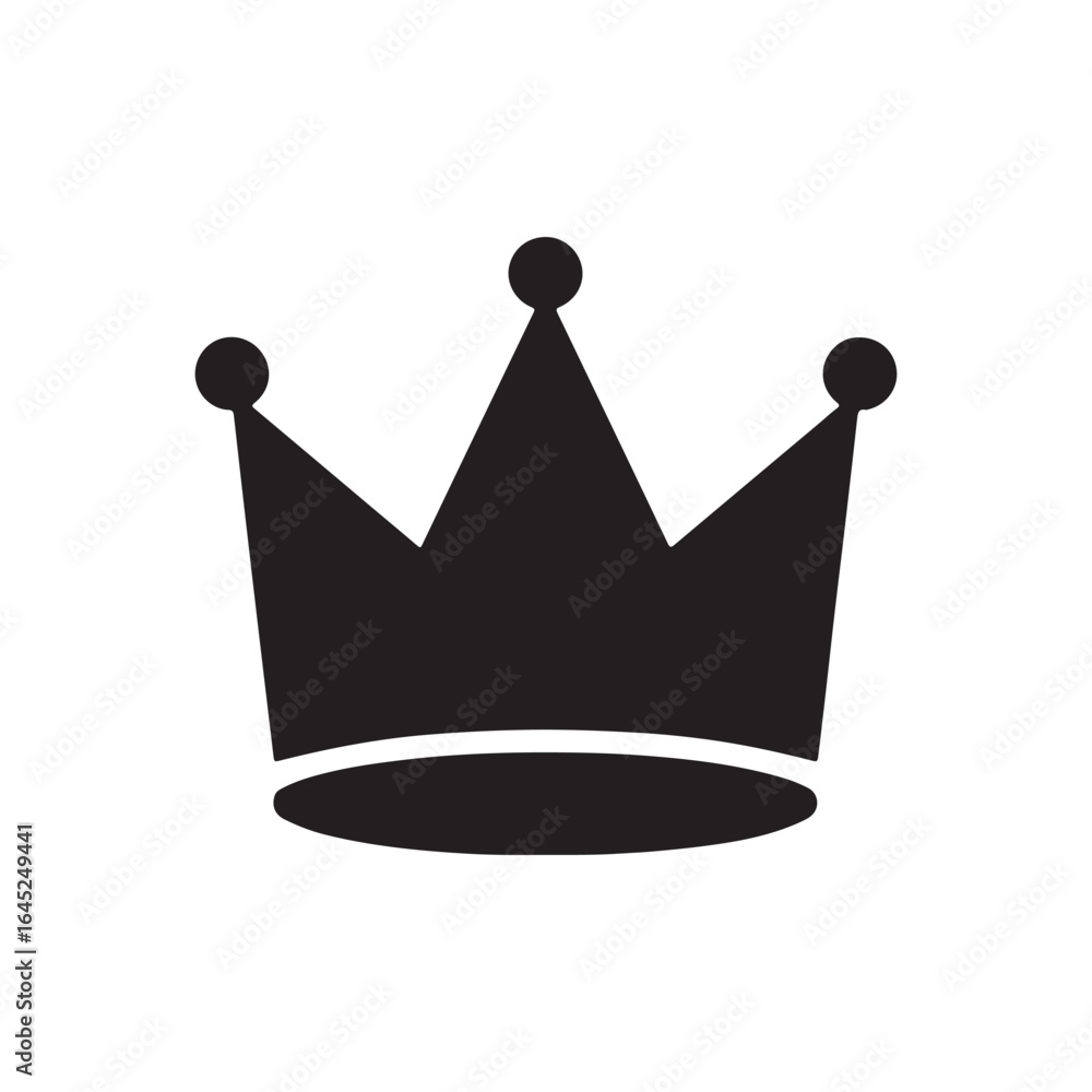 Royal Crown Silhouette Icon Vector Illustration
Royal Crown Silhouette Icon Vector Illustration
