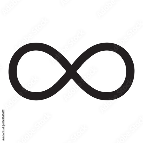 Infinity Loop Symbol Icon

