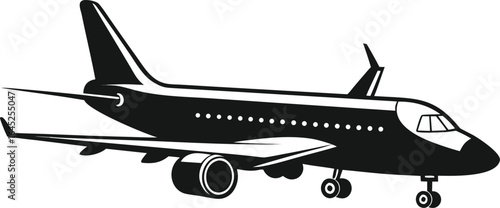 Adobe IlluHead-on view of a jet airliner powering down the runway for takeoffstrator Artwork