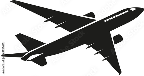 Adobe IlluHead-on view of a jet airliner powering down the runway for takeoffstrator Artwork