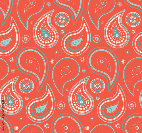 Surreal repetition asian elegant. Eco native on medallion paper. Oriental indian and ethnic silk.