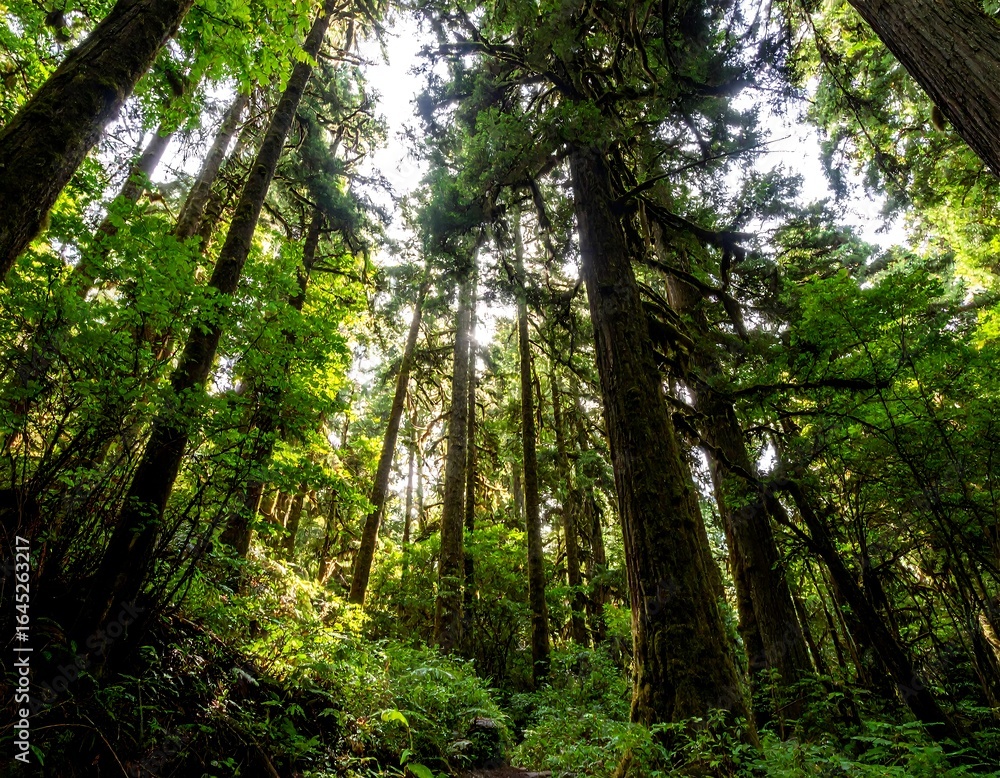 Fototapeta premium Lush forest canopy (9)