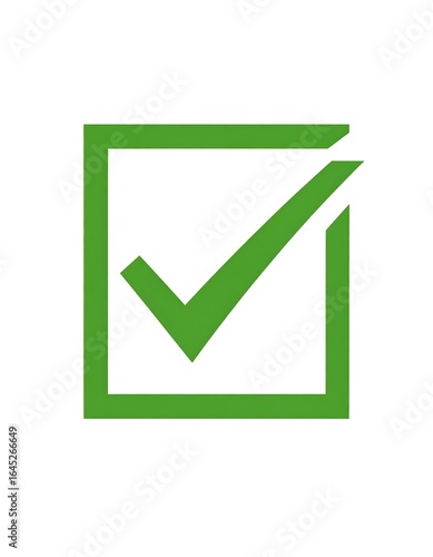 Free Download Green checkmark icon in a square - GFXLoad