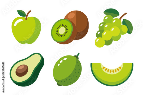 Orchard fruit illustration pack, apple kiwi grape basket vector, market banner poster, card and typography layout, printable label design