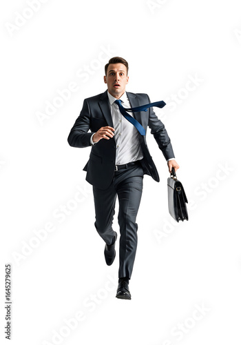 Wallpaper Mural Man running late for a meeting Torontodigital.ca