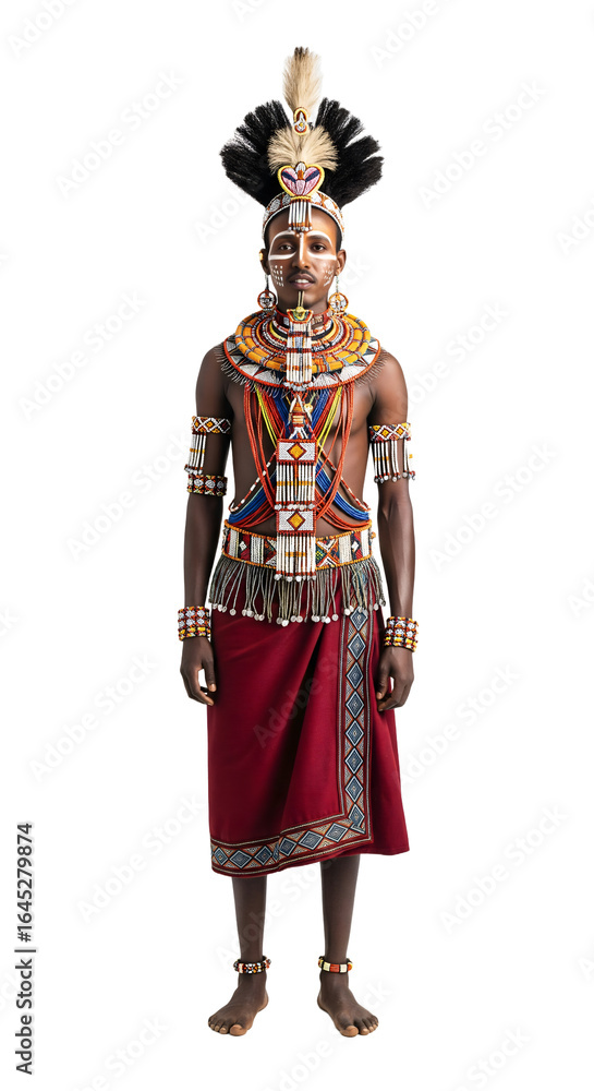 Obraz premium A man of the Banna people of Ethiopia