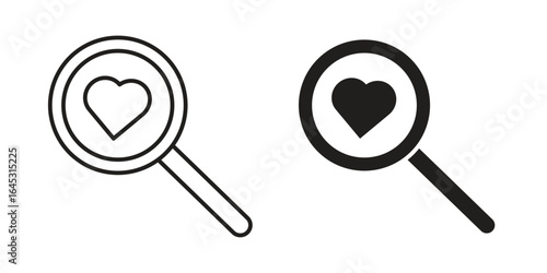 Search heart icon