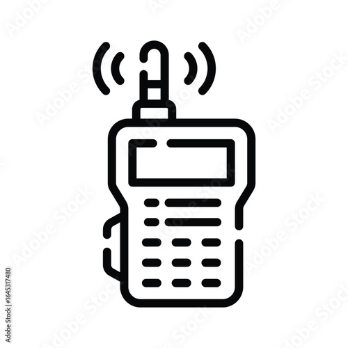 Premium icon depicting event walkie talkie device