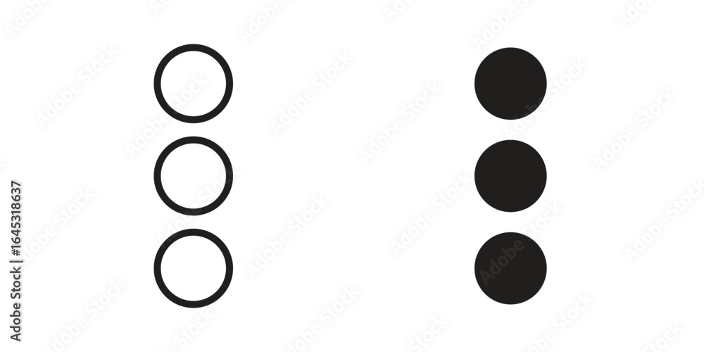 Menu dots icon