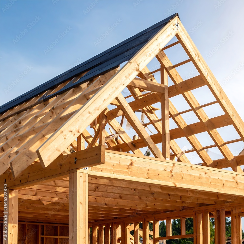 Obraz premium House under construction