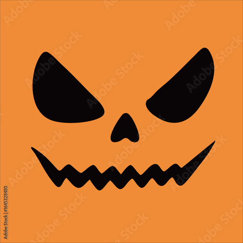 Halloween ghost horror expression illustration