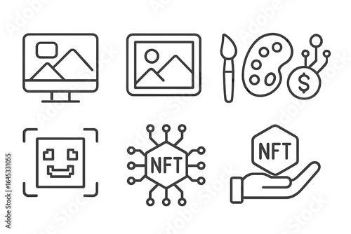 Digital art concepts highlighting NFTs, creativity tools, and innovative technology trends for modern artists