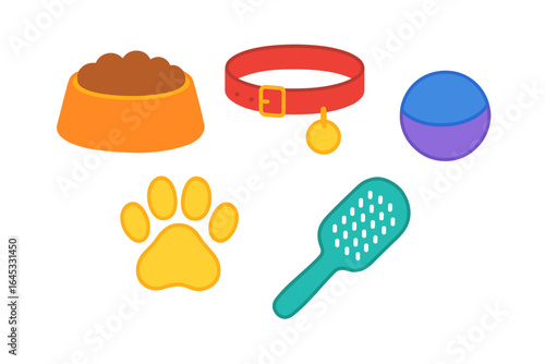 Essential pet supplies for caring for your furry friends during playtime and feeding