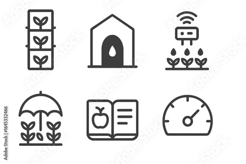 Vertical garden system and smart agriculture tools for sustainable urban farming solutions