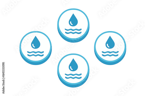 Clean water tablets for purifying drinking water in emergency situations during camping trips and outdoor activities