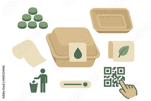 Sustainable packaging solutions for food delivery promoting environmental awareness and reduction of waste