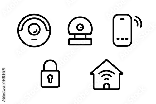 Modern home security devices enhancing safety and convenience in daily life