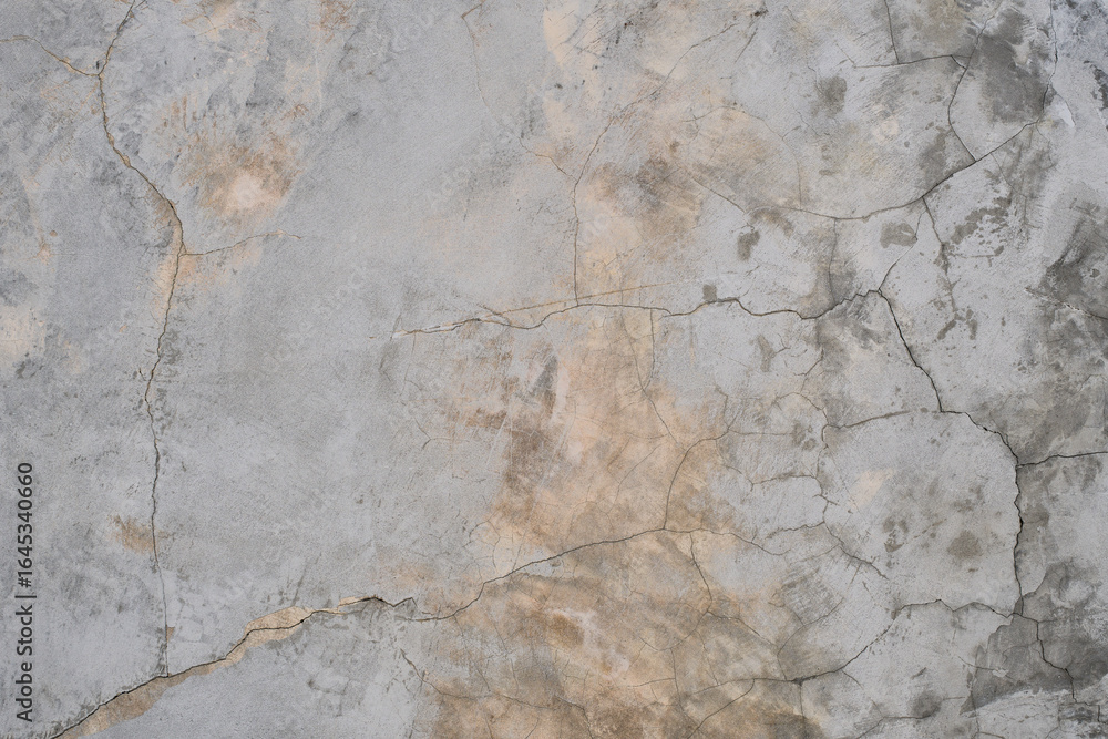 Fototapeta premium Abstract texture crack and scratch surface of a concrete wall, Background