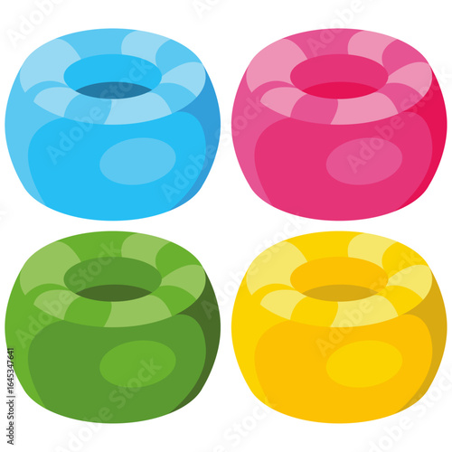 hair beads, Beads for Hair Beads vector drawing.