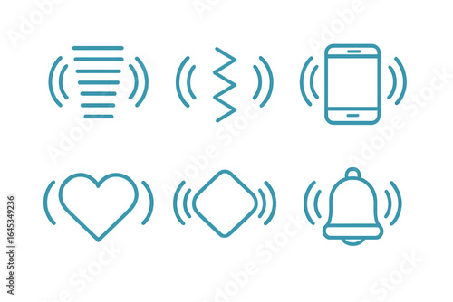Various icons representing different notifications and alerts displayed on a clean background during daytime