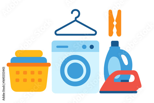 Laundry essentials for a fresh and organized home workspace