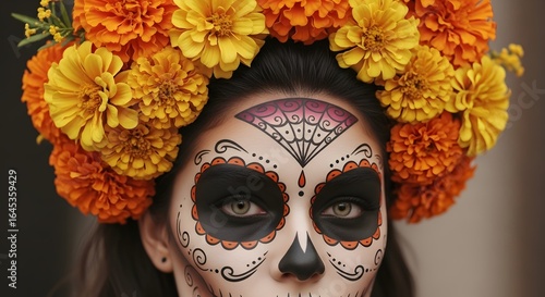 Catrina Woman with Floral Crown
