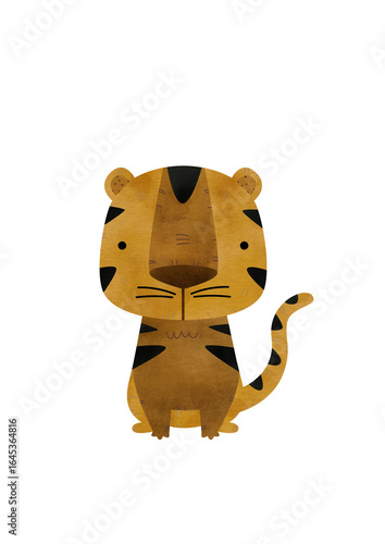 Watercolor safari cute clip art; safari illustration, safari animals