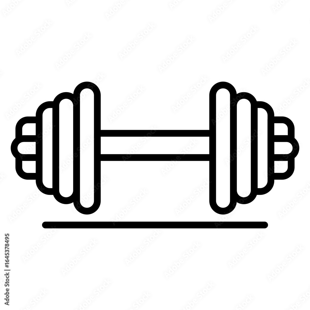 Fototapeta premium Barbell Icon