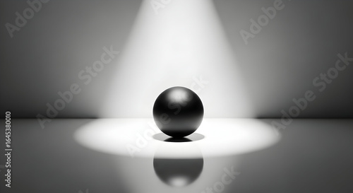 light bulb on black background