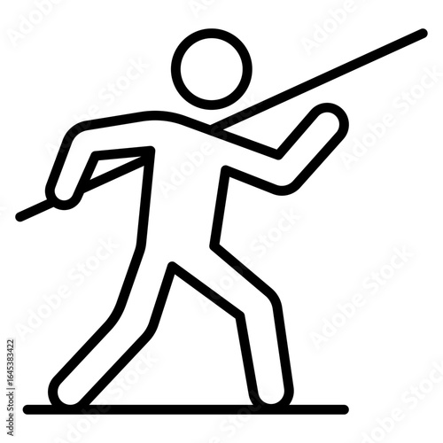 Javelin Throw Icon