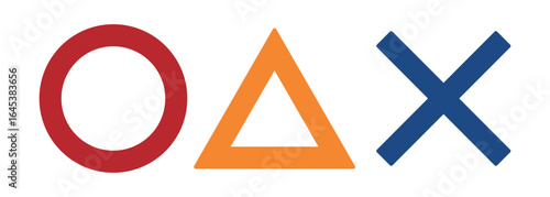 まるばつ三角のイラスト素材