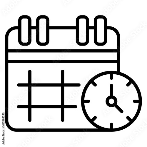 Quadro su tela Routine Icon