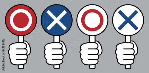 まるばつのイラスト素材