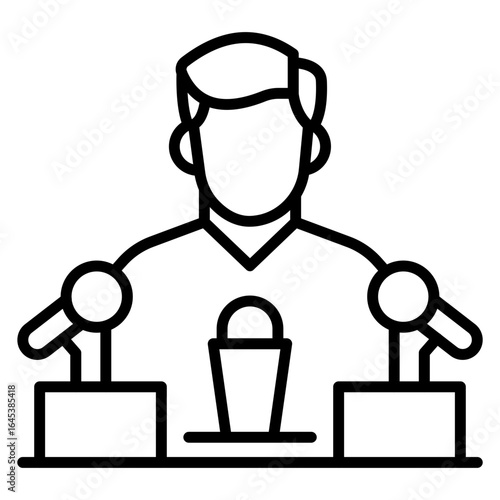 Press Conference Icon