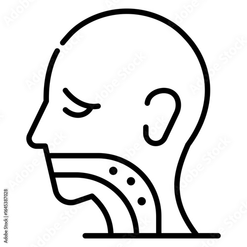 Difficulty Swallowing Icon