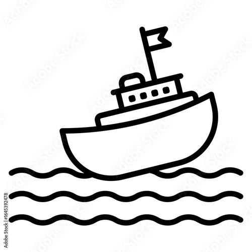 Sinking Ship Icon