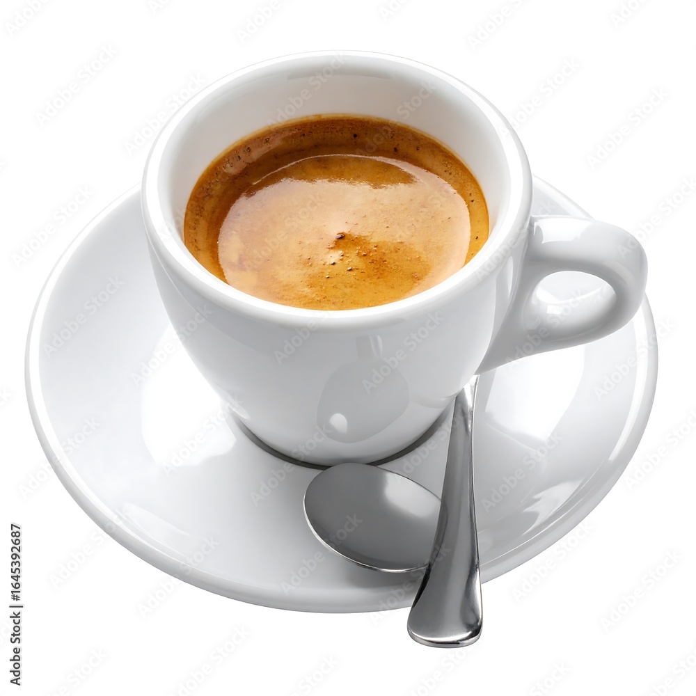 Obraz premium Espresso in white cup (6)