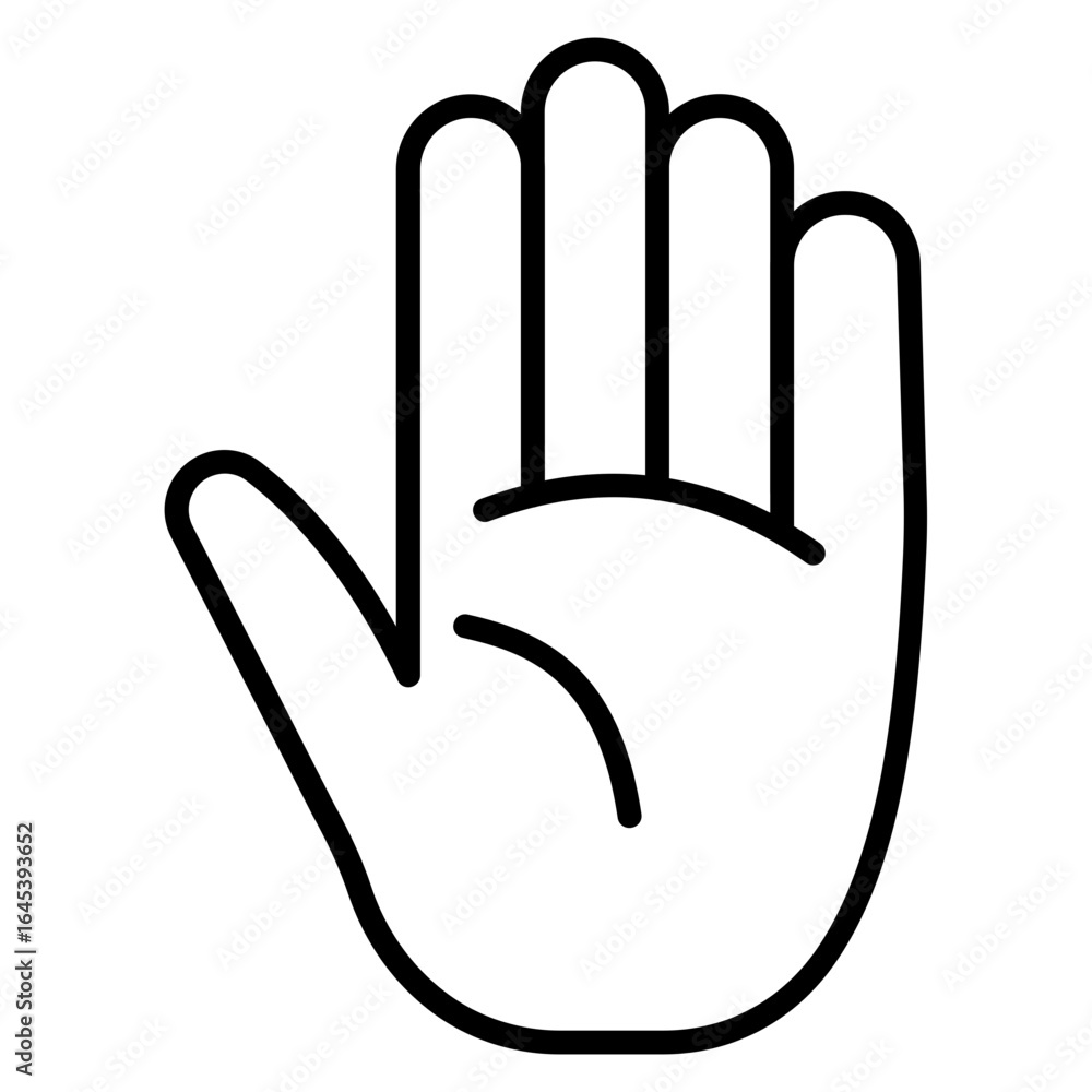 Obraz premium Stop Icon