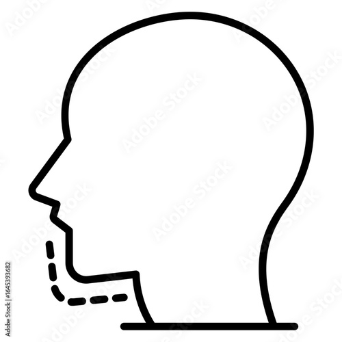 Chin Augmentation Icon