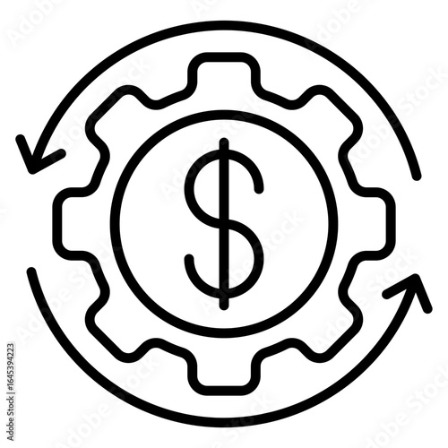 Cash Flow Management Icon