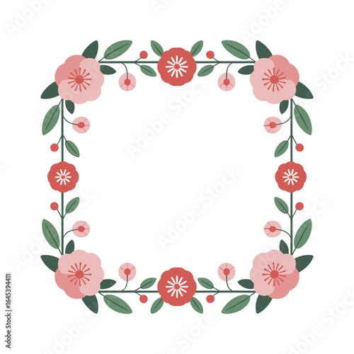 Floral Frame Border