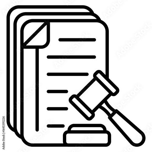 Legal Document Icon
