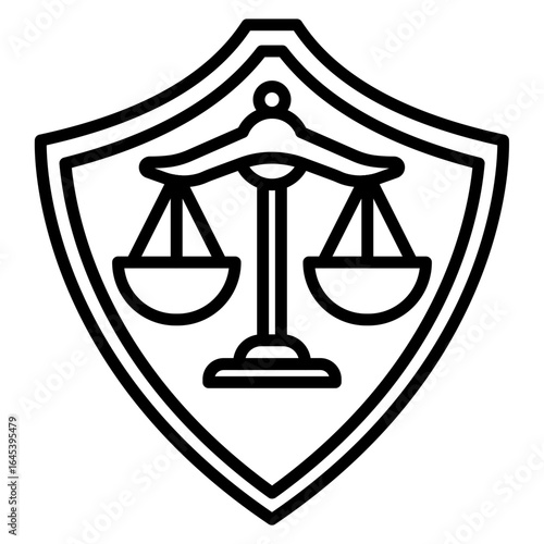 Legal Shield Icon