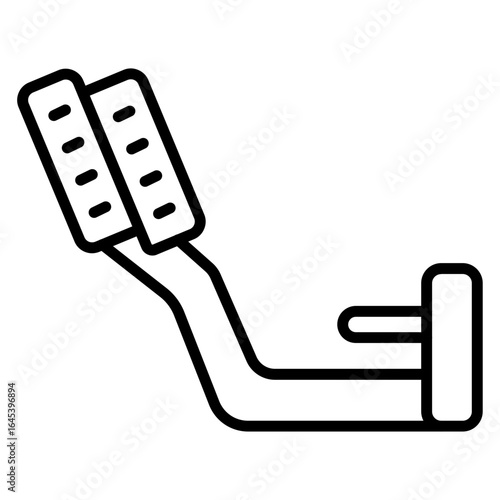 Brake Pedal Icon